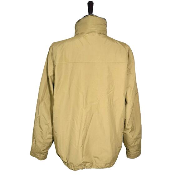 L.L. Bean | Men | Tan 3-In-1 Outdoor Nylon Sweater Fleece Hooded Jacket | L Reg - Picture 3 of 15